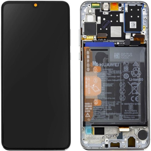 [5823] Huawei Display LCD P30 Lite White (MAR-LX1A MAR-LX1B) With Battery 02352RQC