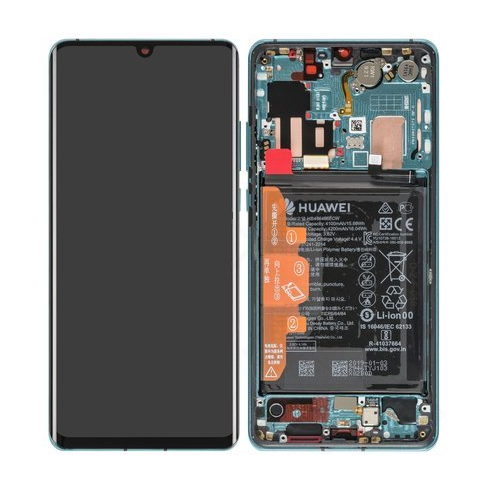 [15219] Huawei Display LCD P30 Pro Aurora Blue With Battery 02354NAP