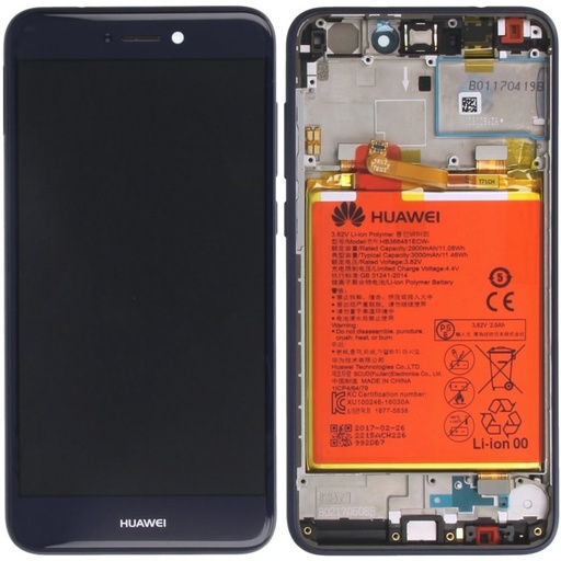 [4059] Huawei Display LCD P8 Lite 2017 Honor 8 Lite Blue Con Batteria 02351EUV 02351VBV