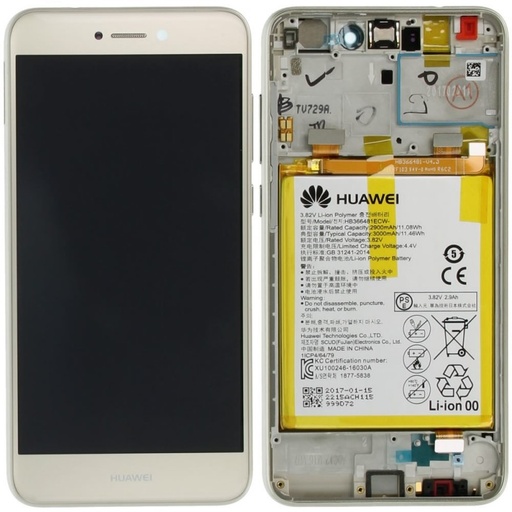 [6440] Huawei Display LCD P8 Lite 2017 Honor 8 Lite Gold Con Batteria 02351DNF 02351VBR