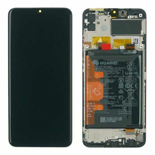 [7663] Huawei Display LCD Y6p Honor 9A Con Batteria Black 02353LKV