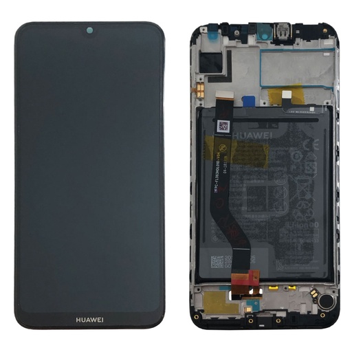 [5824] Huawei Display LCD Y7 2019 Black With Battery 02352KCV