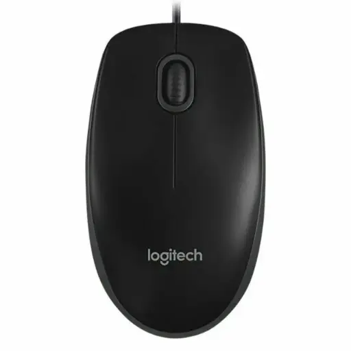 [5099206041271] Logitech Mouse Con Filo B100 Black 910-003357