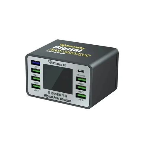 [18388] Mechanic Charging Station Fast 45W With 8 Ports iCharge 8C 
