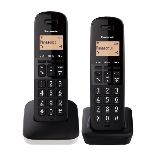 [5025232939862] Panasonic Cordless DECT-GAP Duo black KX-TGB612JTW