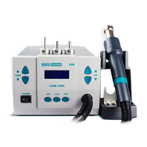 [6971806516924] Quick Soldering Station With Hot Air 861DW 