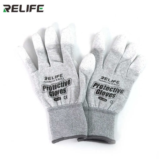 [6941590204383] Relife Antistatic protective gloves with PU coated fingertips RL-063