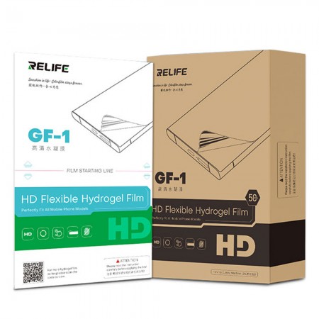 [6941590210469] Relife Pellicola Hydrogel Clear 50 Pz GF-1