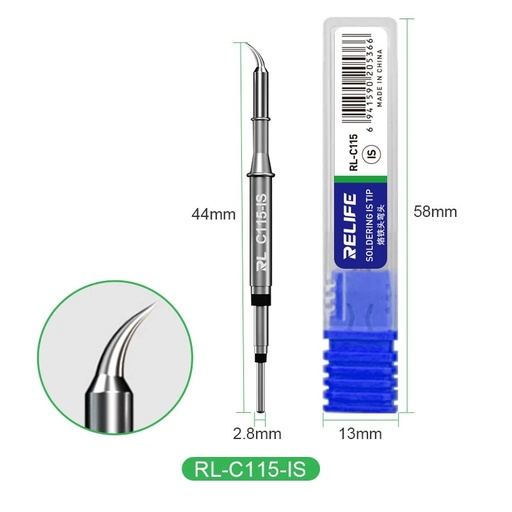 [6941590205366] Relife Tip For Soldering Station Type IS RL-C115