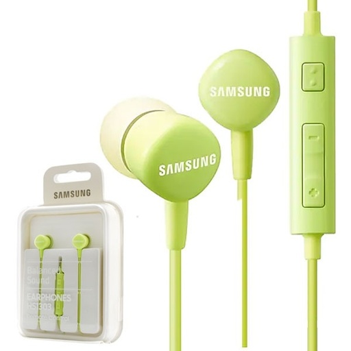 [8806085691285] Samsung Auricolari Jack 3.5 mm In-Ear Green EO-HS1303GEGWW