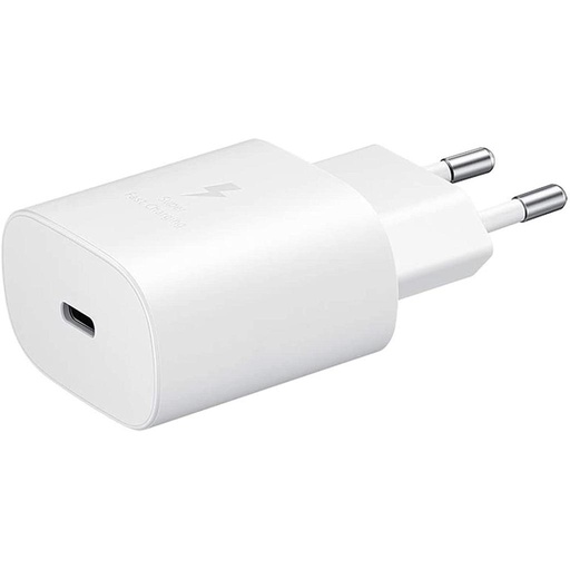 [8806090973338] Samsung Caricabatterie USB-C 25W fast charge white EP-TA800NWEGEU