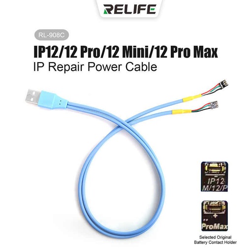 [6941590203720] Relife iPhone 12/12Pro/12 Pro Max/12 Mini series smart power cable RL-908C