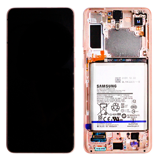 [13424] Samsung Display Lcd S21+ 5G SM-G996B violet with battery GH82-24555B GH82-24744B