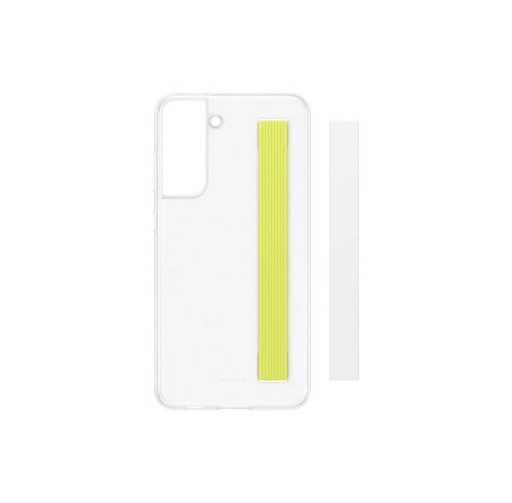 [8806092653252] Clear Strap Cover case for Samsung Galaxy S21 FE, White