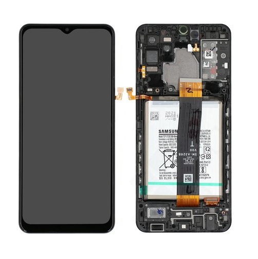 [7946] Samsung Display LCD A32 5G SM-A326B GH82-25453A GH82-25454A Con Batteria Black 