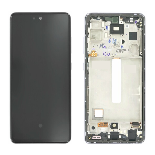 [14663] Samsung Display LCD A52s 5G SM-A528B GH82-26912D With Battery White