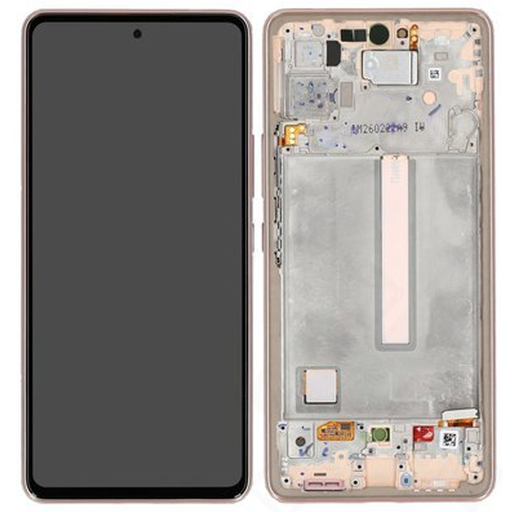 [15347] Samsung Display LCD A53 5G SM-A536B GH82-28024D GH82-28025D Peach