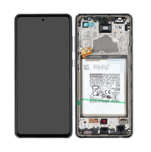[13917] Samsung Display LCD A72 SM-A725F GH82-25541A GH82-25542A With Battery Black