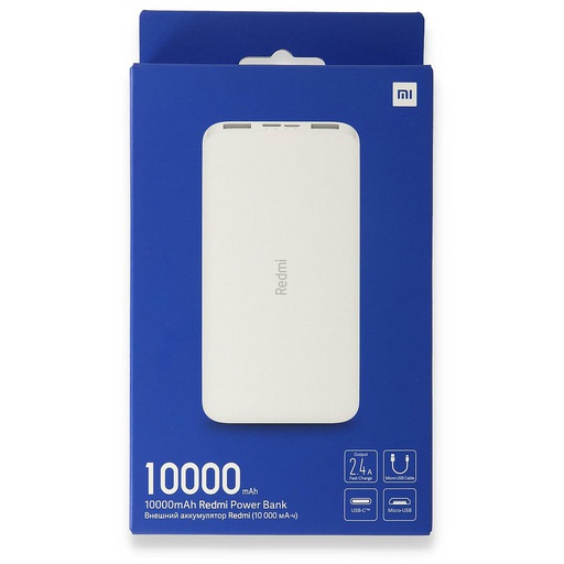 [6934177713231] Xiaomi power bank 10000 mAh Redmi white VXN4286GL