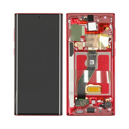 [7965] Samsung Display LCD Note 10 SM-N970F GH82-20818E GH82-20817E Red