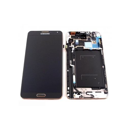 [3240] Samsung Display LCD Note 3 GT-N9005 GH97-15209F Black Gold