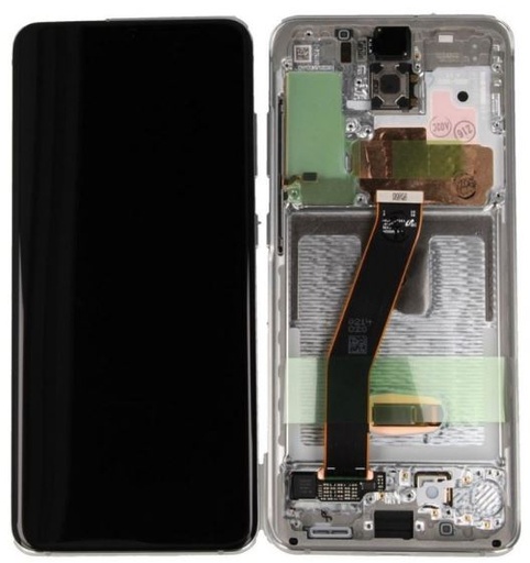 [16513] Samsung Display LCD S20 SM-G980F S20 5G SM-G981F GH82-31432B White No Camera 