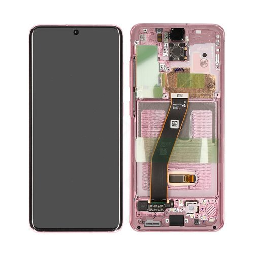 [6981] Samsung Display LCD S20 SM-G980F S20 5G SM-G981F GH82-22131C GH82-22123C Purple Con Camera 