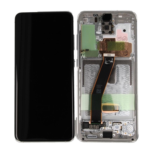 [7899] Samsung Display LCD S20 SM-G980F S20 5G SM-G981F GH82-22131B GH82-22123B White With Camera