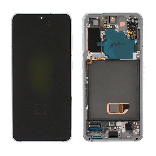 [15311] Samsung Display LCD S21 5G SM-G991B GH82-27255C GH82-27256C White No Camera 