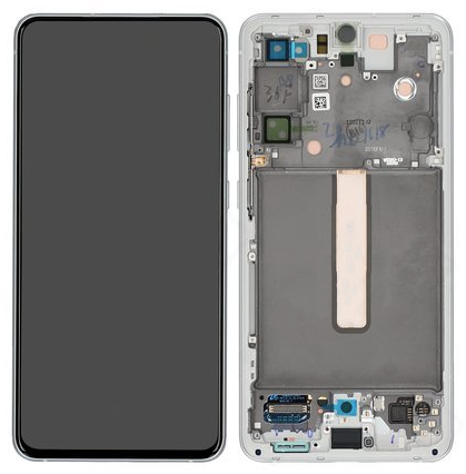 [15054] Samsung Display LCD S21 FE 5G SM-G990B GH82-26414B GH82-26420B GH82-26590B White 