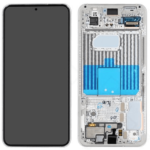 [15390] Samsung Display LCD S22 5G SM-S901B GH82-27520B GH82-27521B White 