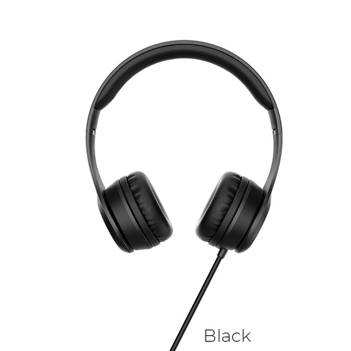 [6931474708281] Hoco headset W21 with microphone black