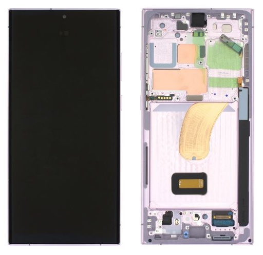 [16237] Samsung Display LCD S23 Ultra 5G SM-S918B GH82-30465D GH82-30466D Pink