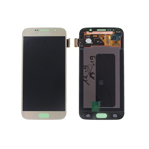 [2439] Samsung Display LCD S6 SM-G920F GH97-17260C Gold