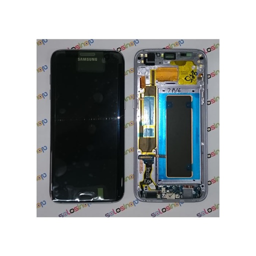 [2761] Samsung Display LCD S7 Edge SM-G935F GH97-18533A GH97-18767A Black