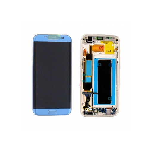 [2758] Samsung Display LCD S7 Edge SM-G935F GH97-18533G GH97-18767G Blue
