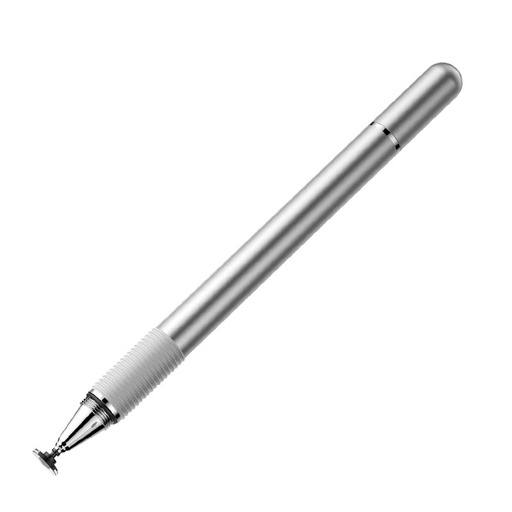 [6953156284418] Baseus Pen 2 in 1 capacitive golden cudgel stylus silver ACPCL-0S