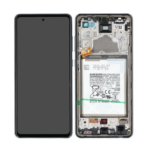 [13917] Samsung Display Lcd A72 SM-A725F black con Batteria GH82-25541A GH82-25542A