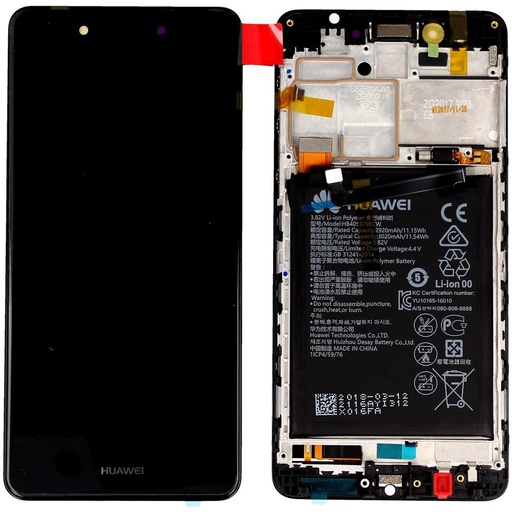 [14115] Huawei Display Lcd Nova Smart black with battery 02351BKC