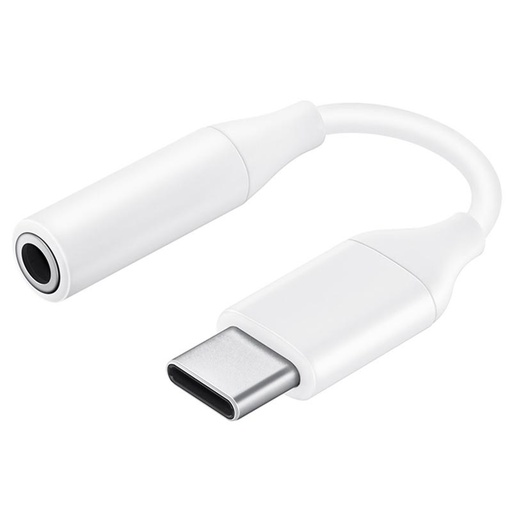 [887276367231] Samsung Adattatore Type-C to Jack 3.5 mm White EE-UC10JUWEGUS