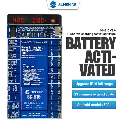 [6941590215761] Sunshine Battery Activator iPhone and Android V2.0 SS-916 Ultra