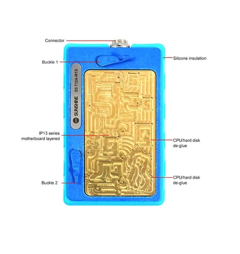 [6941590205335] Sunshine Base Riscaldamento Per Schede Madri iPhone 13 Series (T12A-N13)