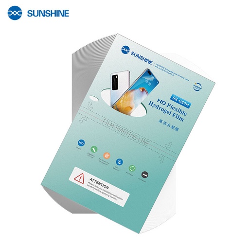 [6941590204475] Sunshine Hydrogel Film Clear Flexible 50 Pcs SS-057H