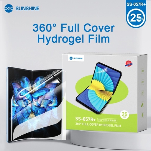 [6941590206189] Sunshine Pellicola Hydrogel Clear 360° Full Cover 25 pz SS-057R+