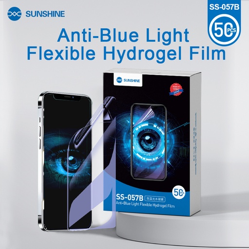 [6971806519475] Sunshine Pellicola Hydrogel Clear Anti-Blue Light 50 Pz (SS-057B)