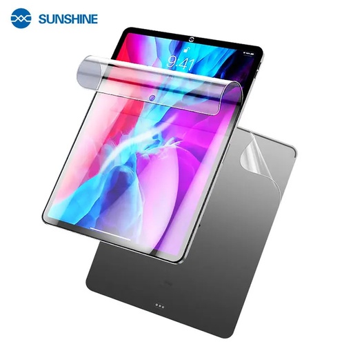[6941590204048] Sunshine Pellicola Hydrogel Clear Flessibile per Tablet 12.9" 20 Pz SS-057P+