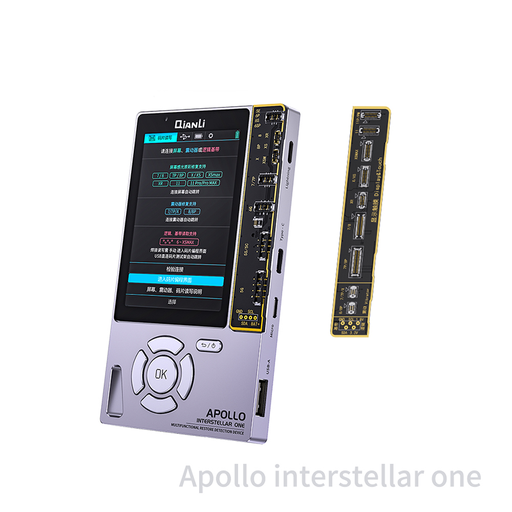 [6971064231577] QianLi Apollo Interstellar One programatore per iPhone LCD EEPROM truetone, tester batteria, vibrazione e cavi dati