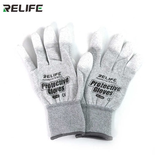 [6941590200774] Relife Antistatic protective gloves with PU coated fingertips RL-063