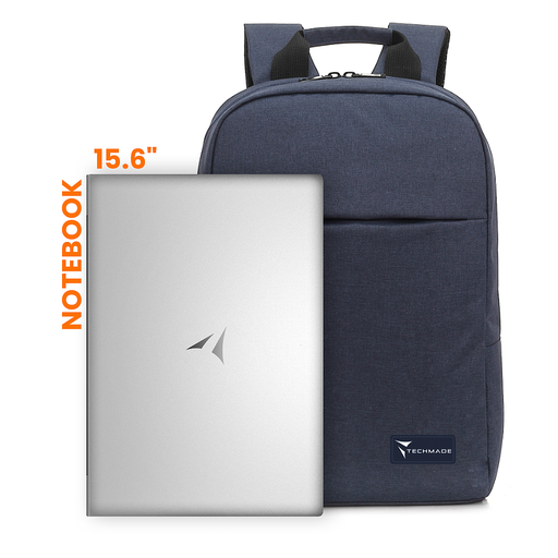 [8099990145169] Techmade Backpack PC 15.6" Blue TM-KLB-BL