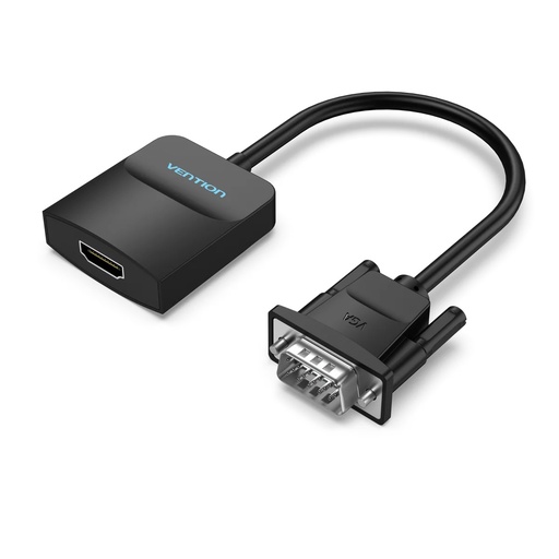[6922794735231] Vention Adapter VGA to HDMI with audio Black ACNBB